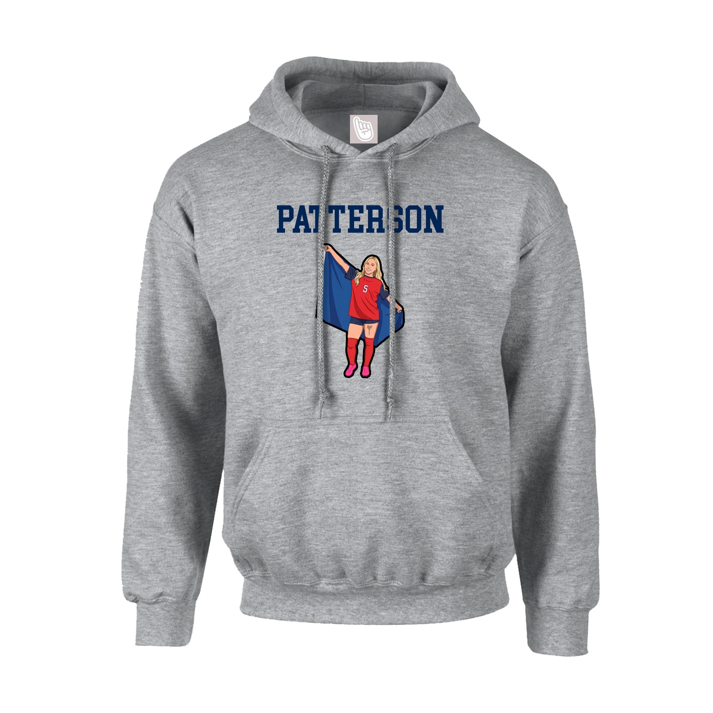 Hoodie — Shirsey in Grey