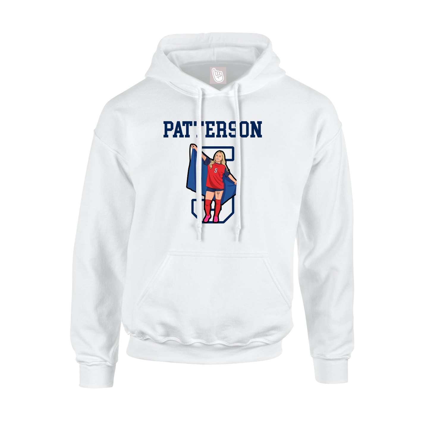 Hoodie — Shirsey in White