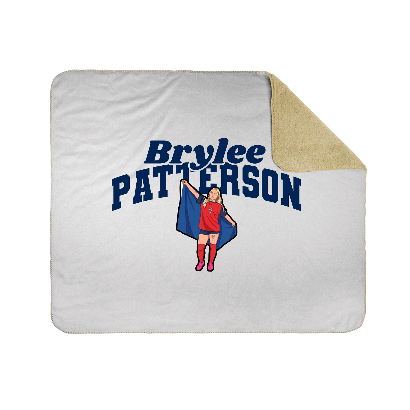 Throw Blanket — Signature Arch in White