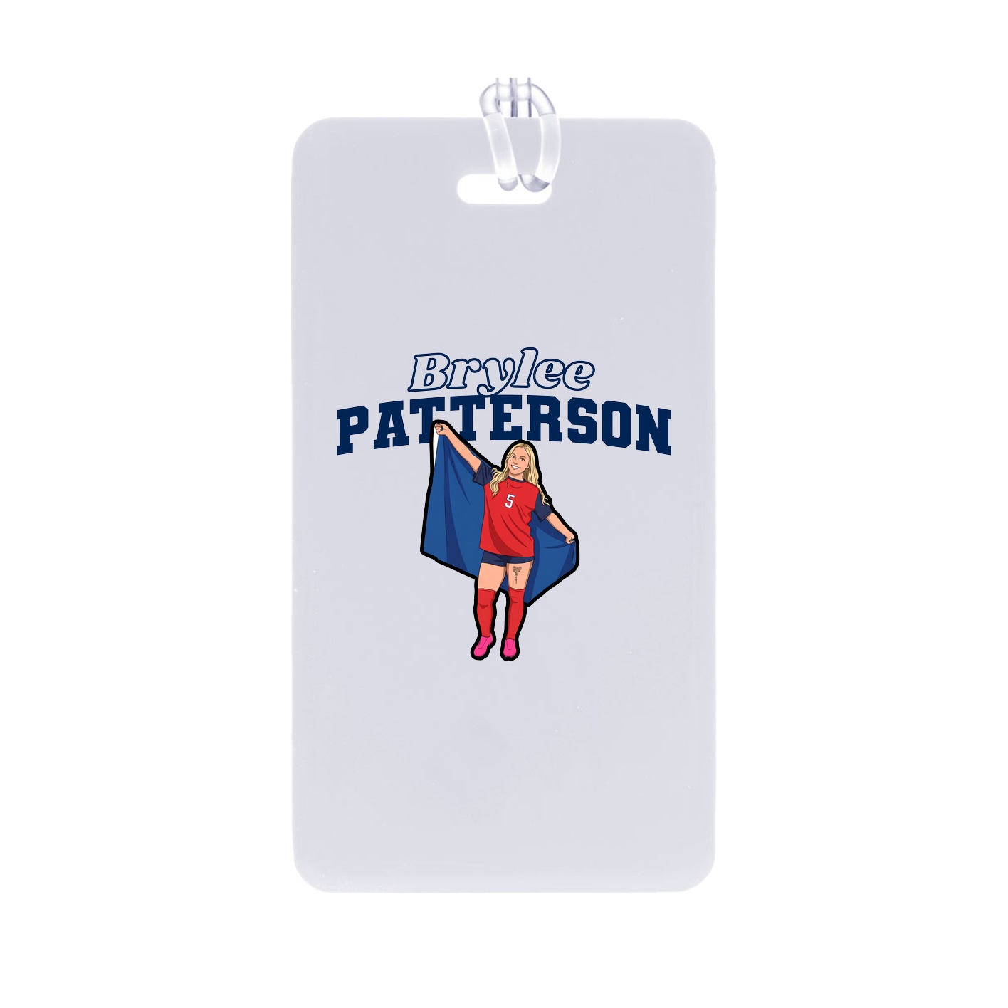 Bag Tag — Name Arch in Classic