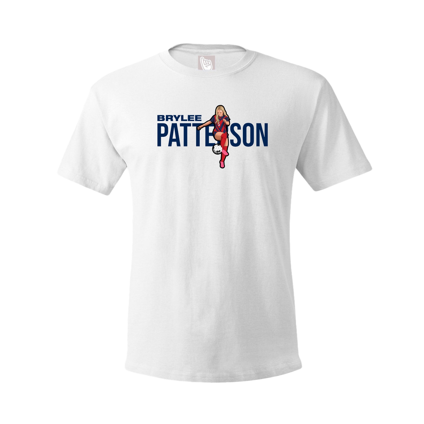 Youth Tee — Player Name in White
