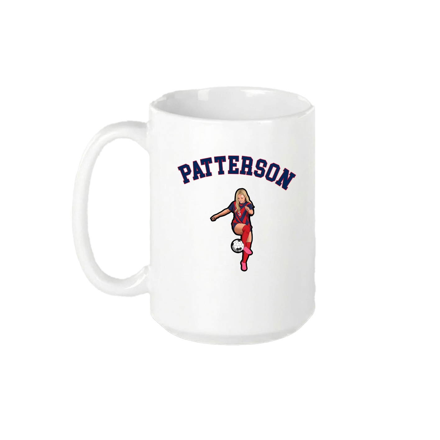 15oz Coffee Mug — Shirsey Arch in White