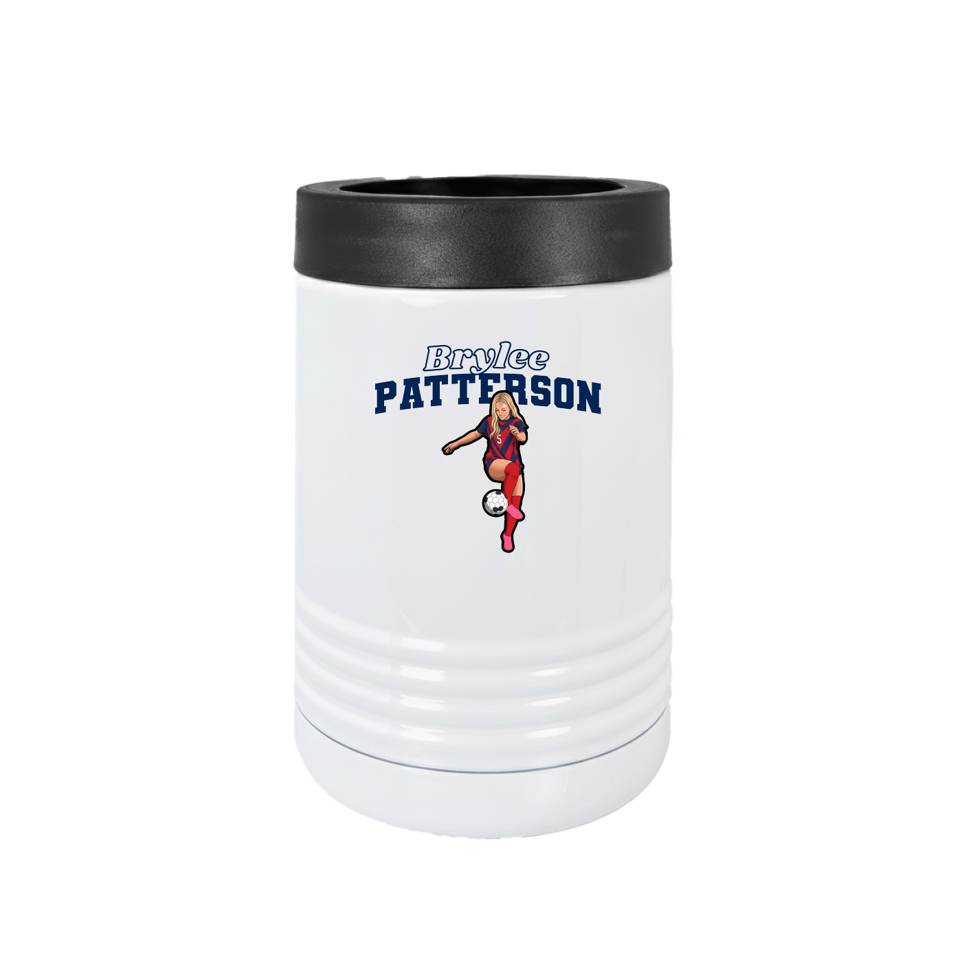 Beverage Holder — Name Arch in White