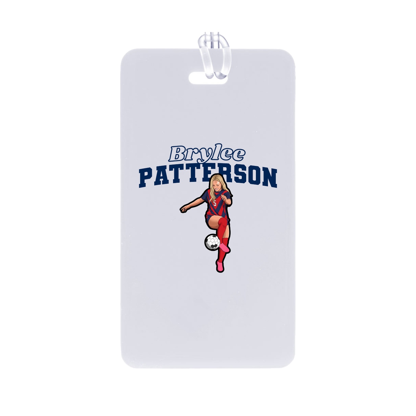 Bag Tag — Name Arch in Classic