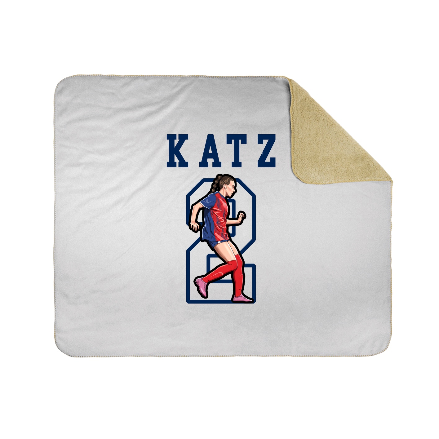 Throw Blanket — Shirsey in White