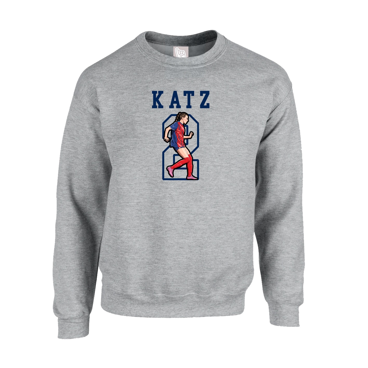 Fleece Crew — Shirsey in Grey