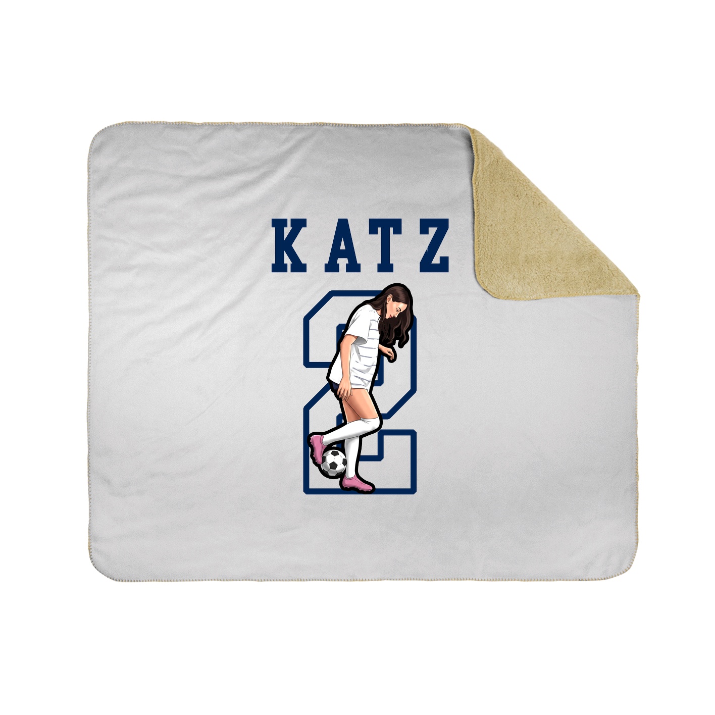 Throw Blanket — Shirsey in White
