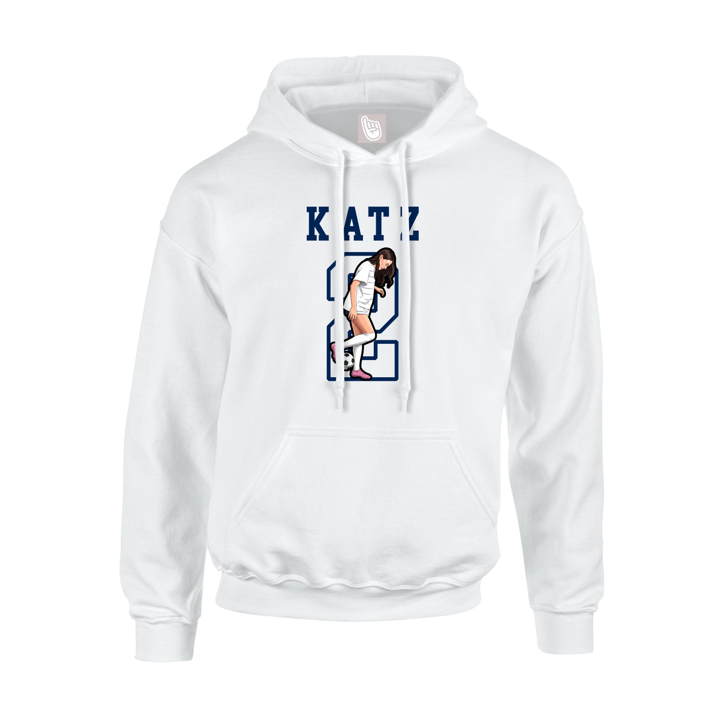 Hoodie — Shirsey in White