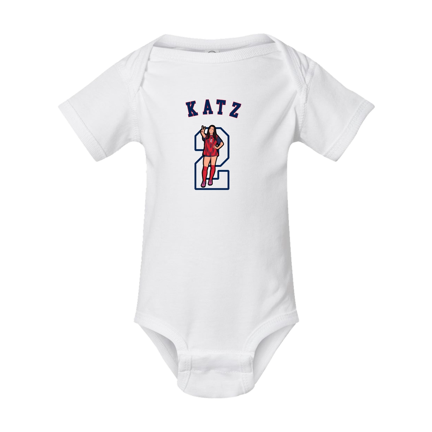 Baby Onesie — Shirsey Arch in White