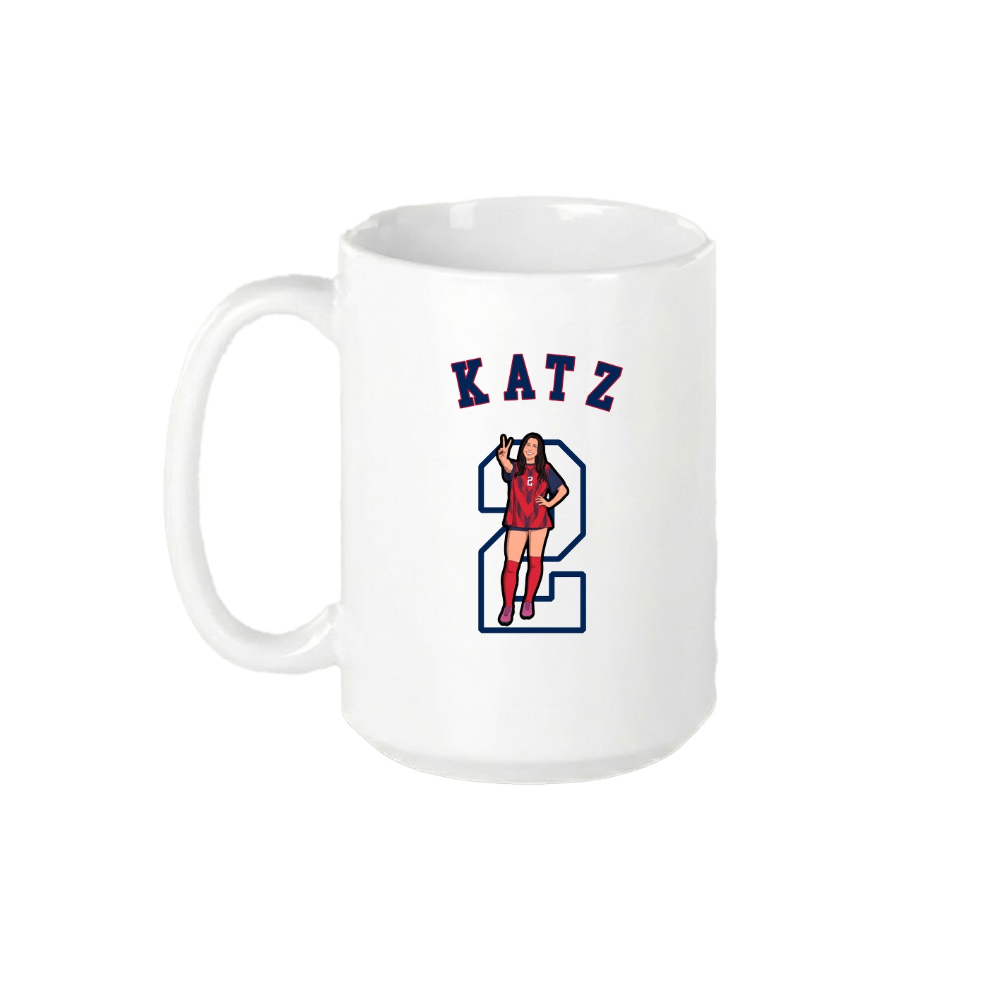 15oz Coffee Mug — Shirsey Arch in White