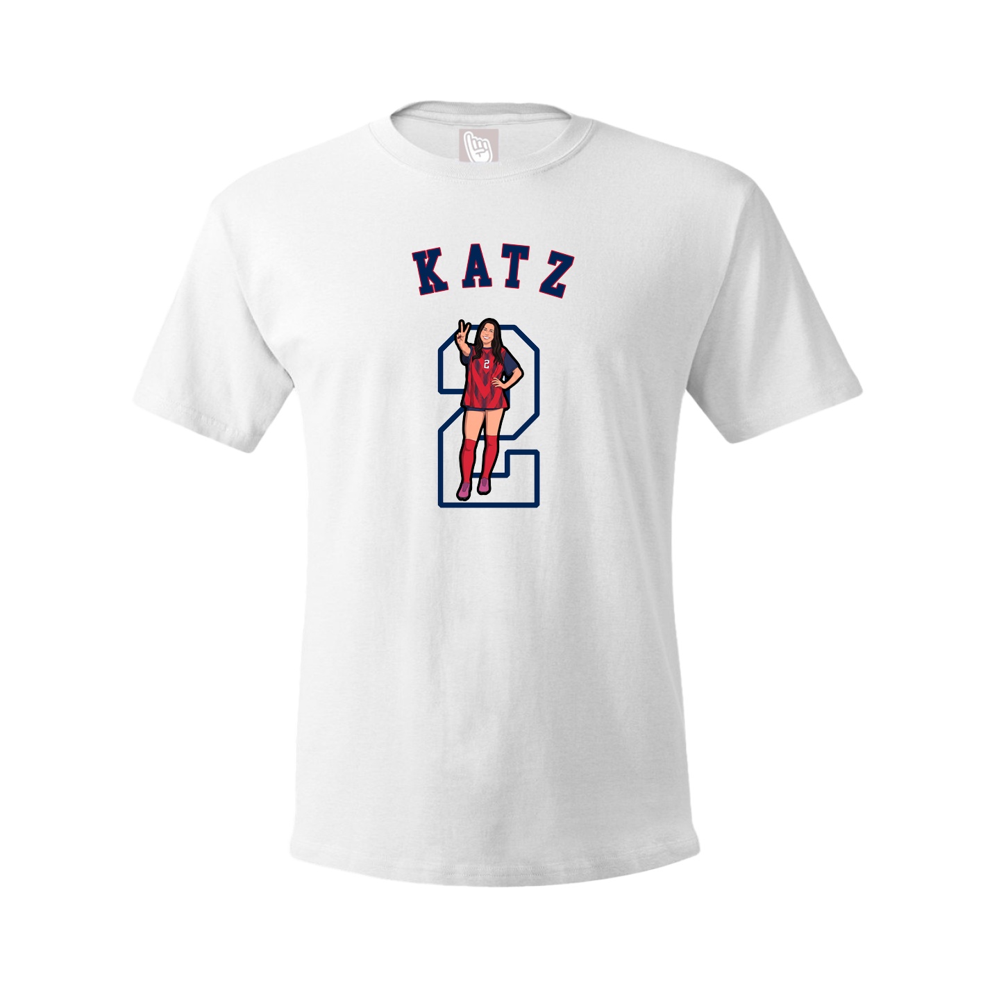Youth Tee — Shirsey Arch in White