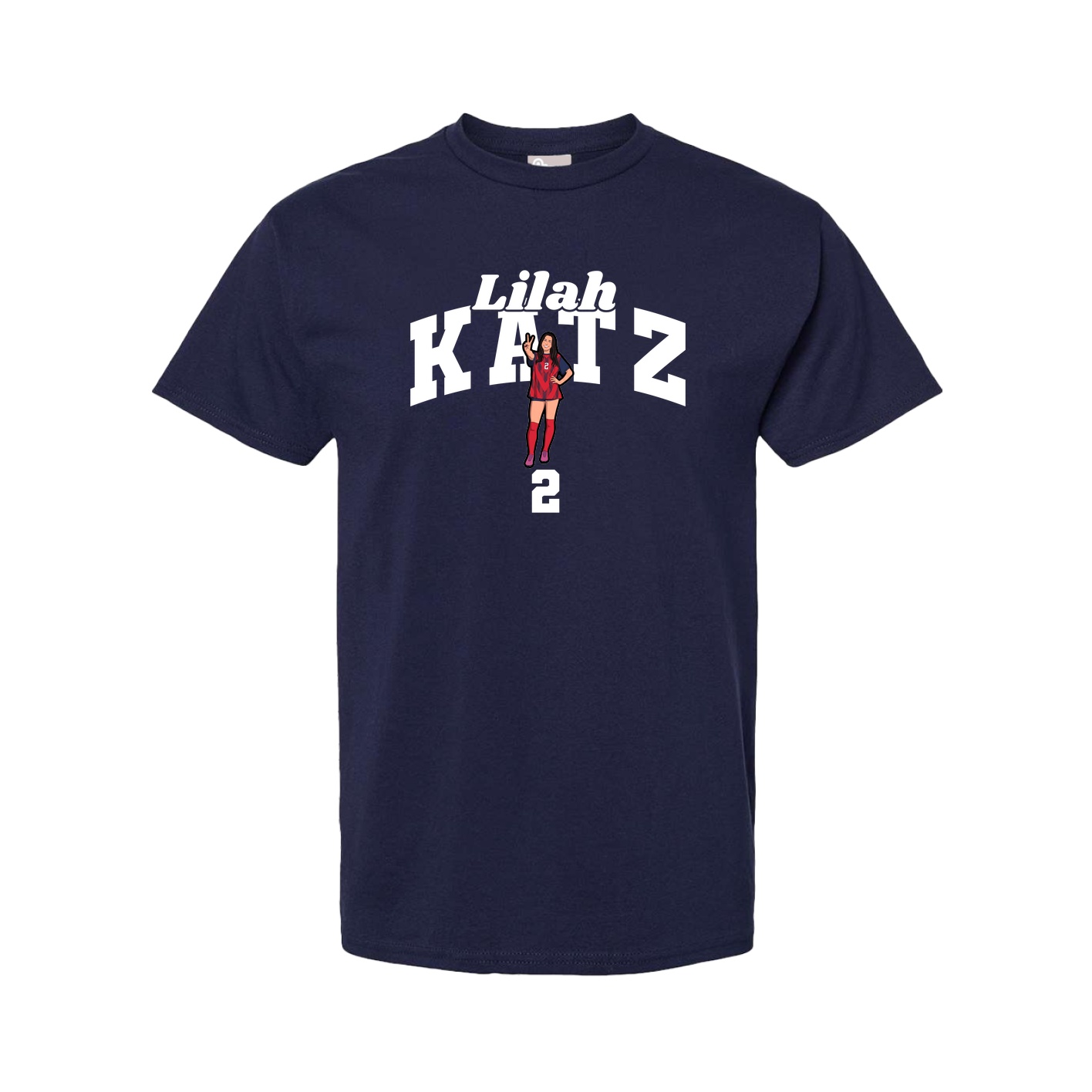 Tee — Signature Arch in Navy