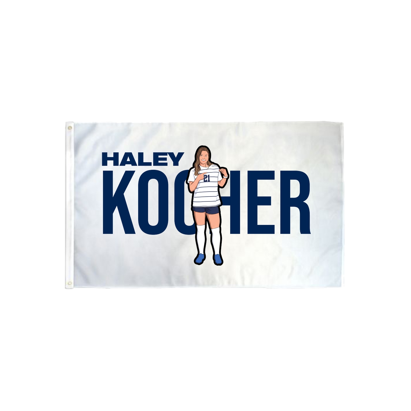 3x5 Flag — Player Name in Classic
