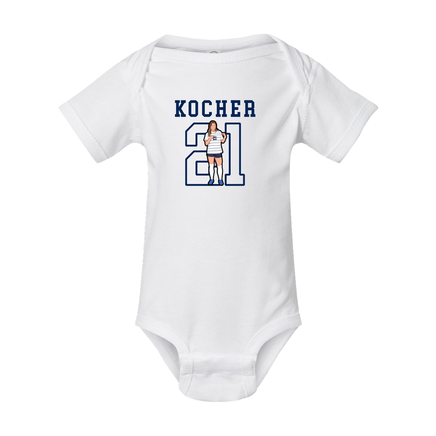 Baby Onesie — Shirsey in White