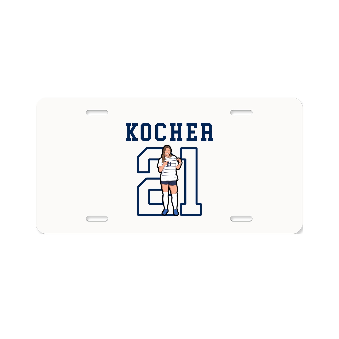 License Plate — Shirsey in Classic