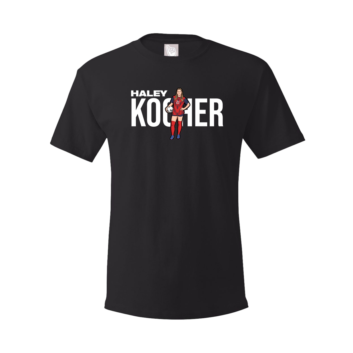 Youth Tee — Player Name in Black