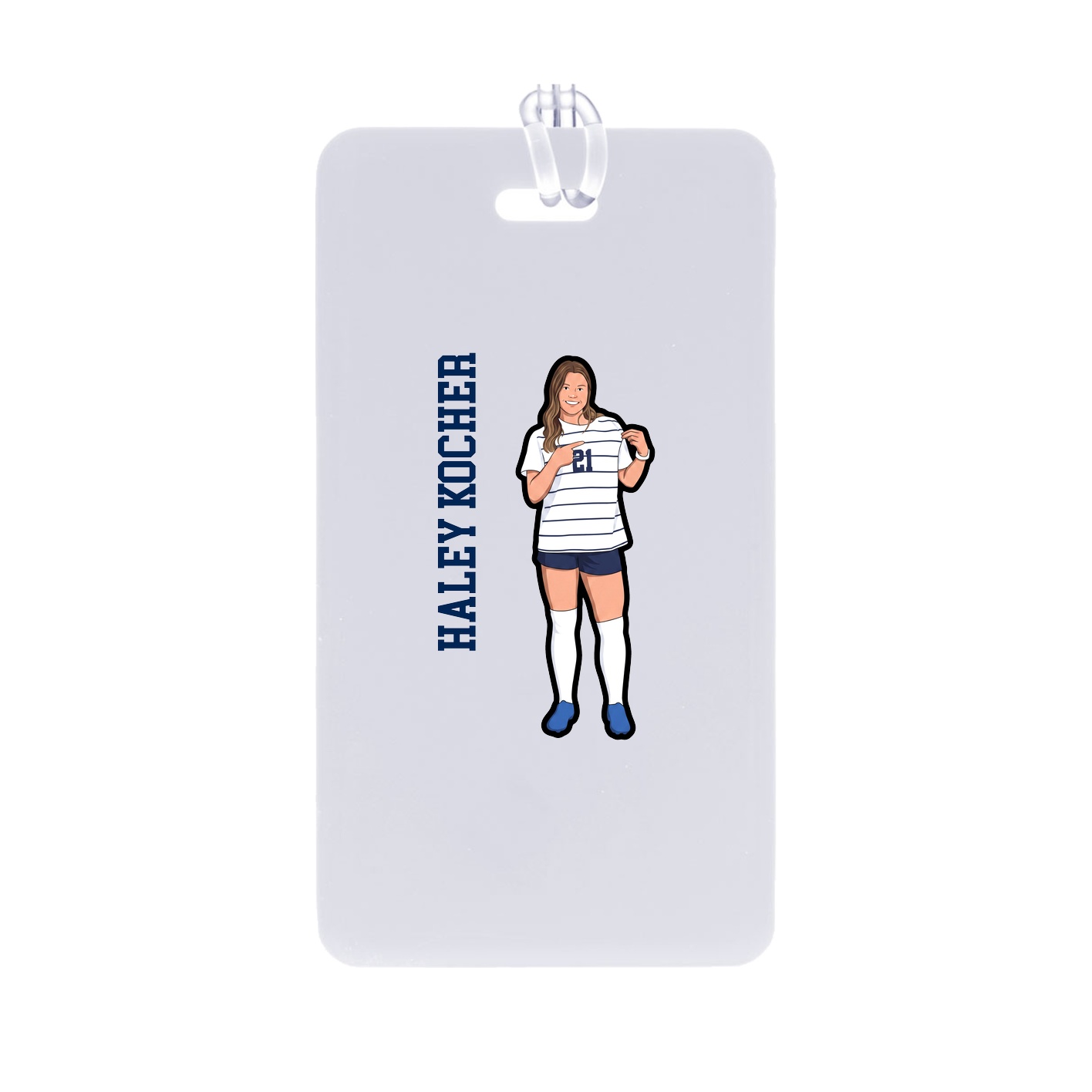 Bag Tag — Name Vertical in Classic