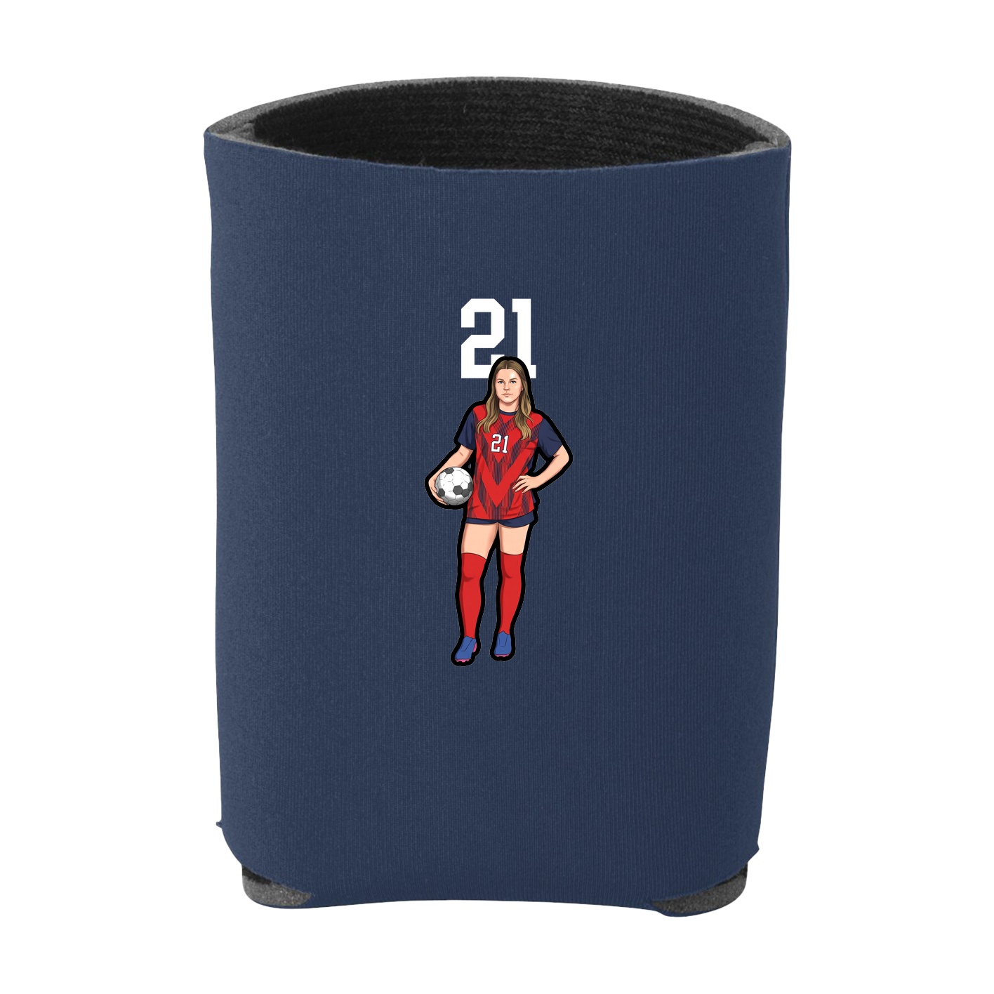 Can Holder — Number Top in Navy