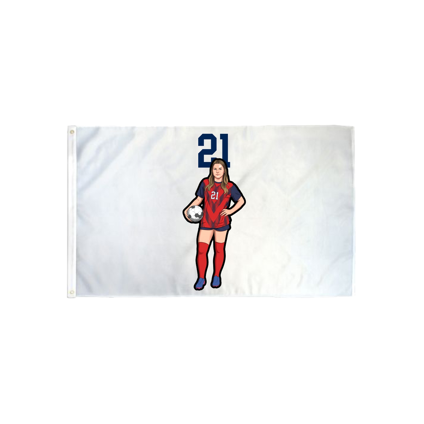 3x5 Flag — Number Top in Classic