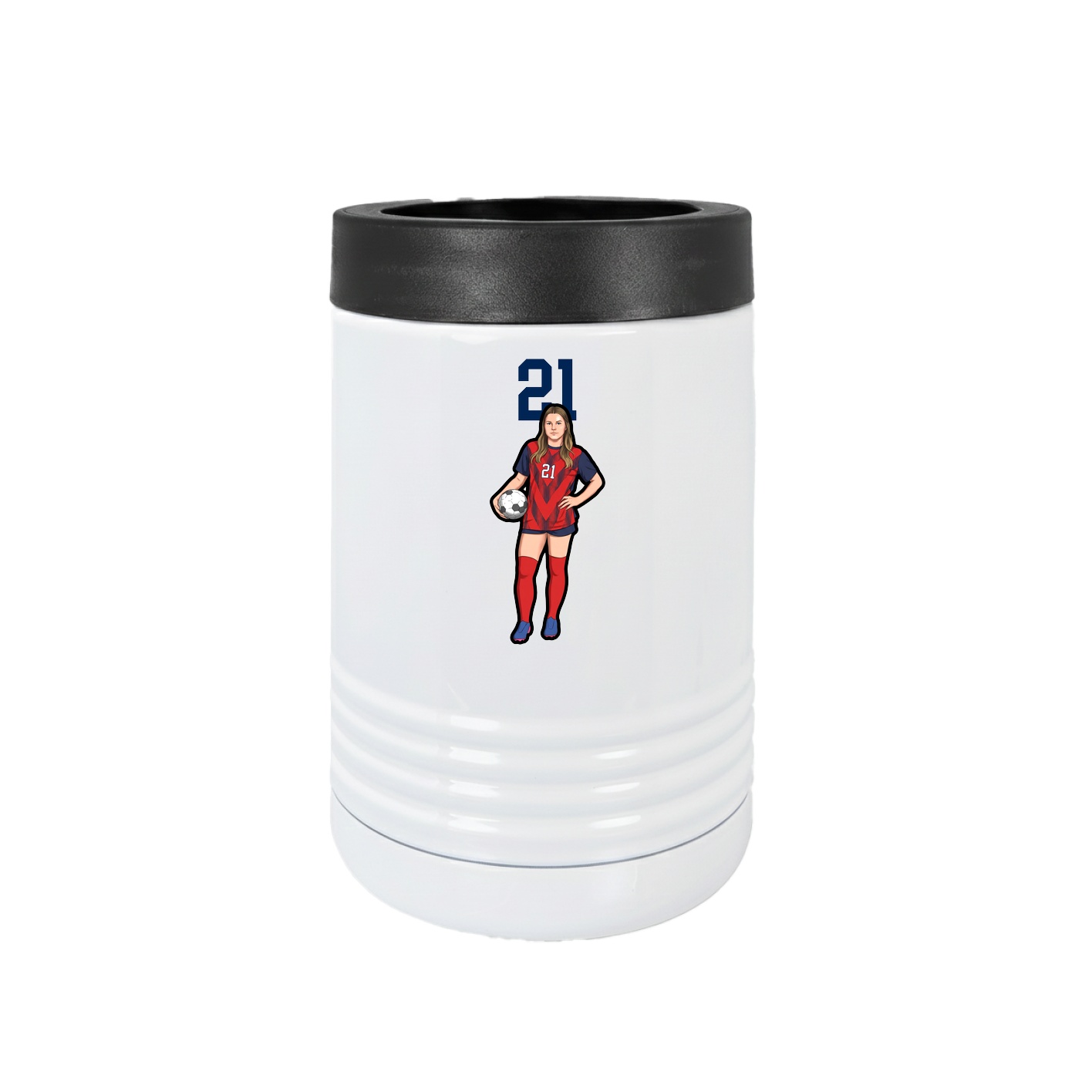 Beverage Holder — Number Top in White