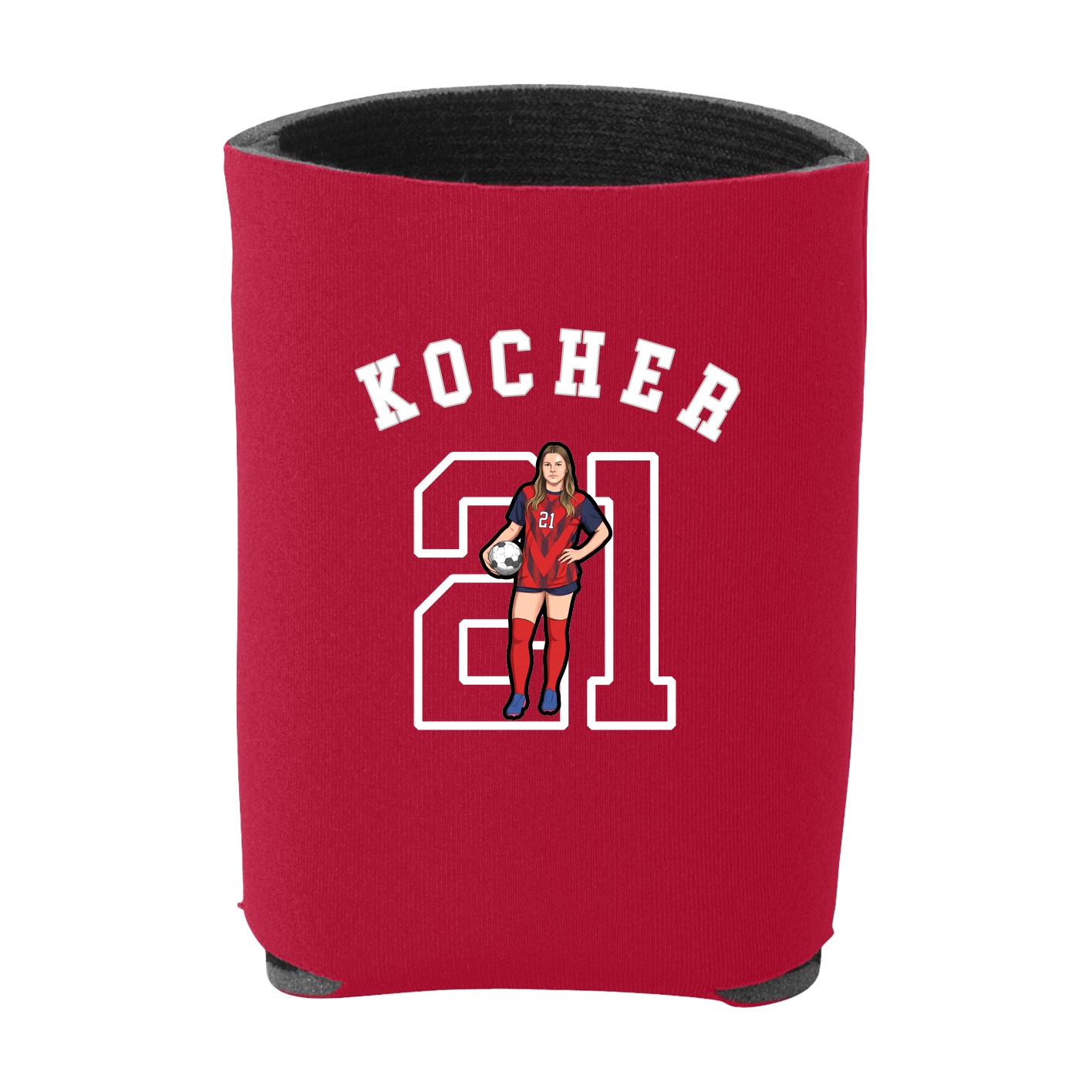 Can Holder — Shirsey Arch in Red