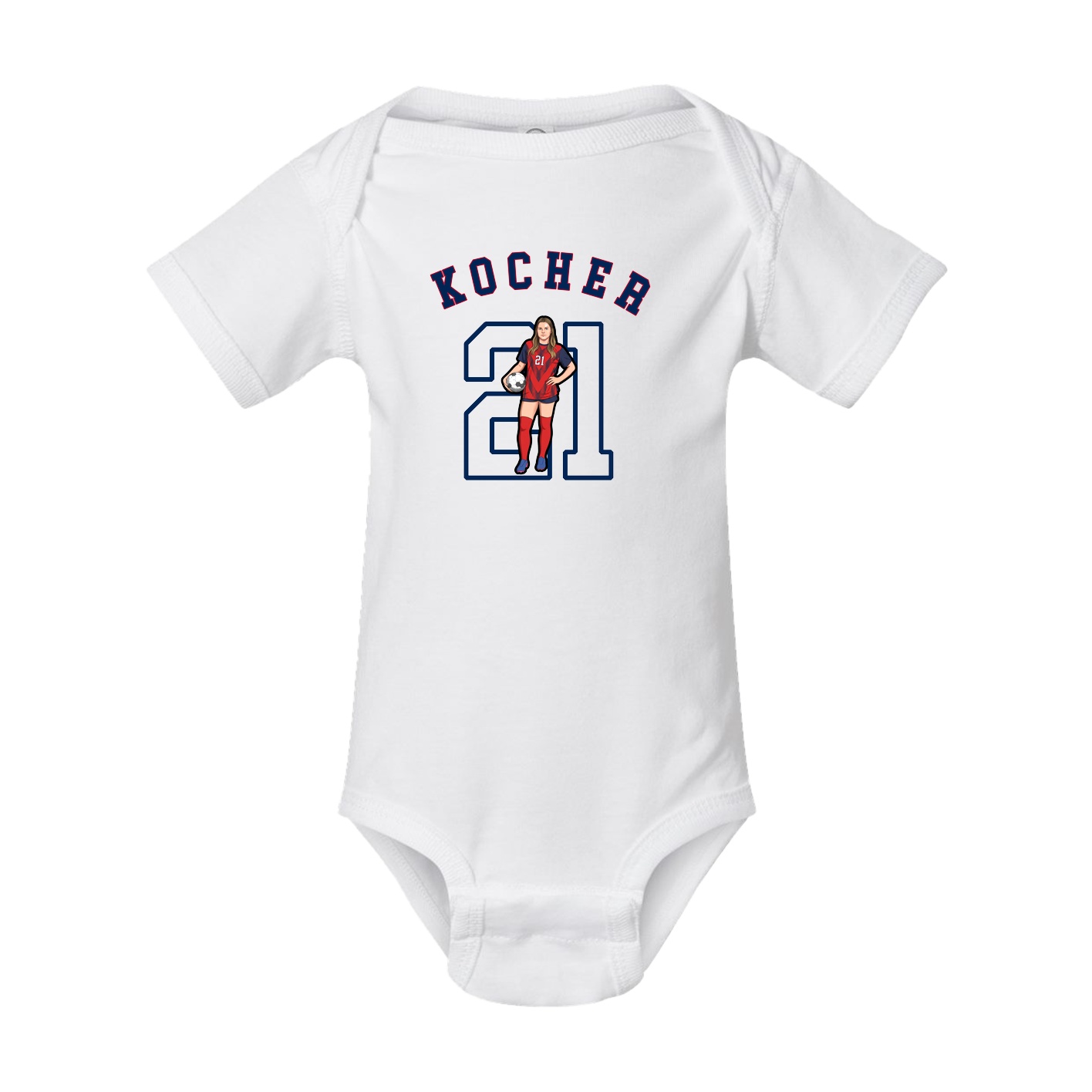 Baby Onesie — Shirsey Arch in White
