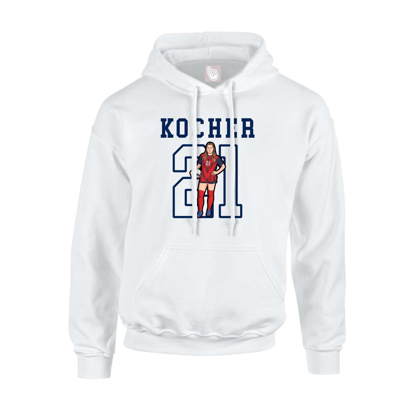 Youth Hoodie — Shirsey in White