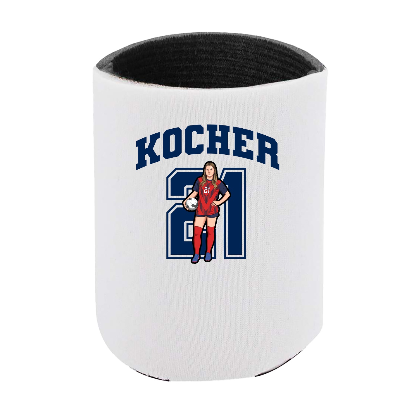 Can Holder — Number in White