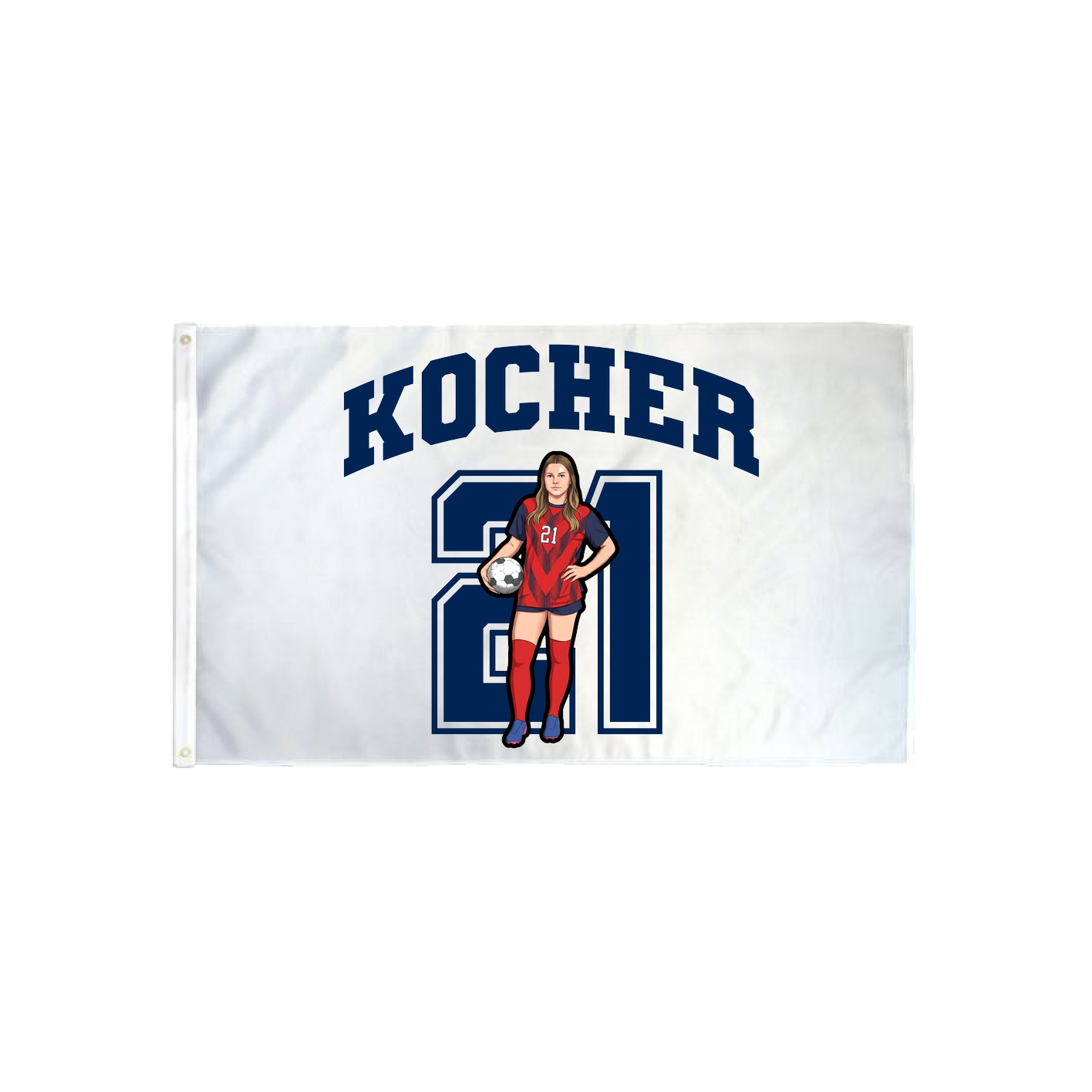 3x5 Flag — Number in Classic