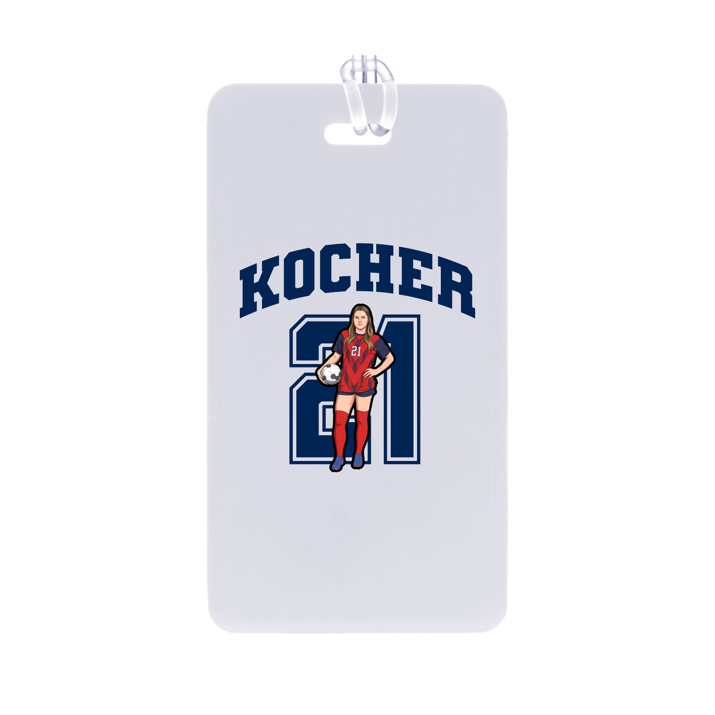 Bag Tag — Number in Classic