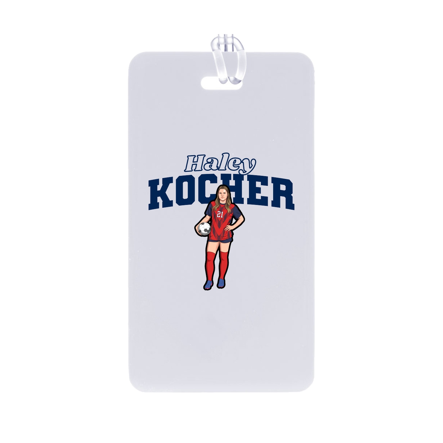 Bag Tag — Name Arch in Classic