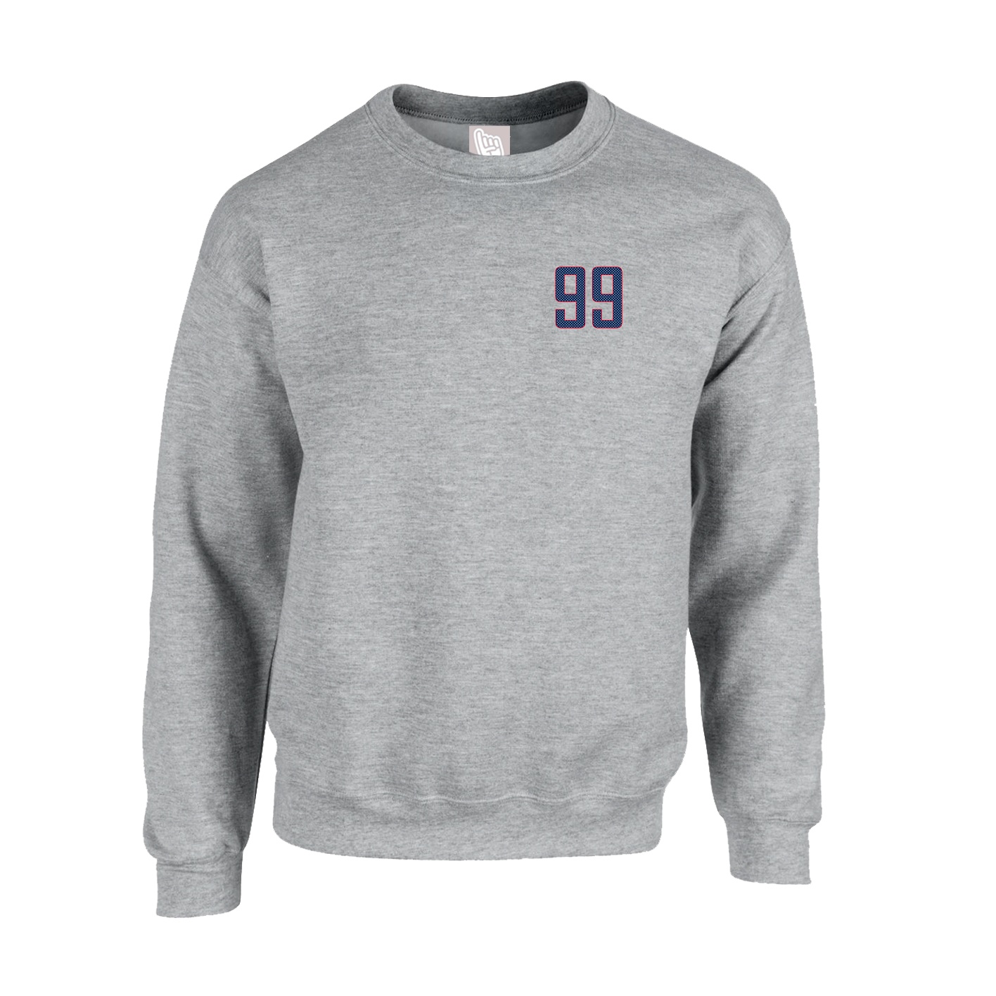 Fleece Crew — Front Shirsy in Grey