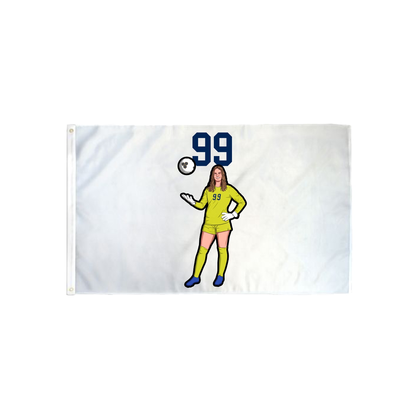 3x5 Flag — Number Top in Classic