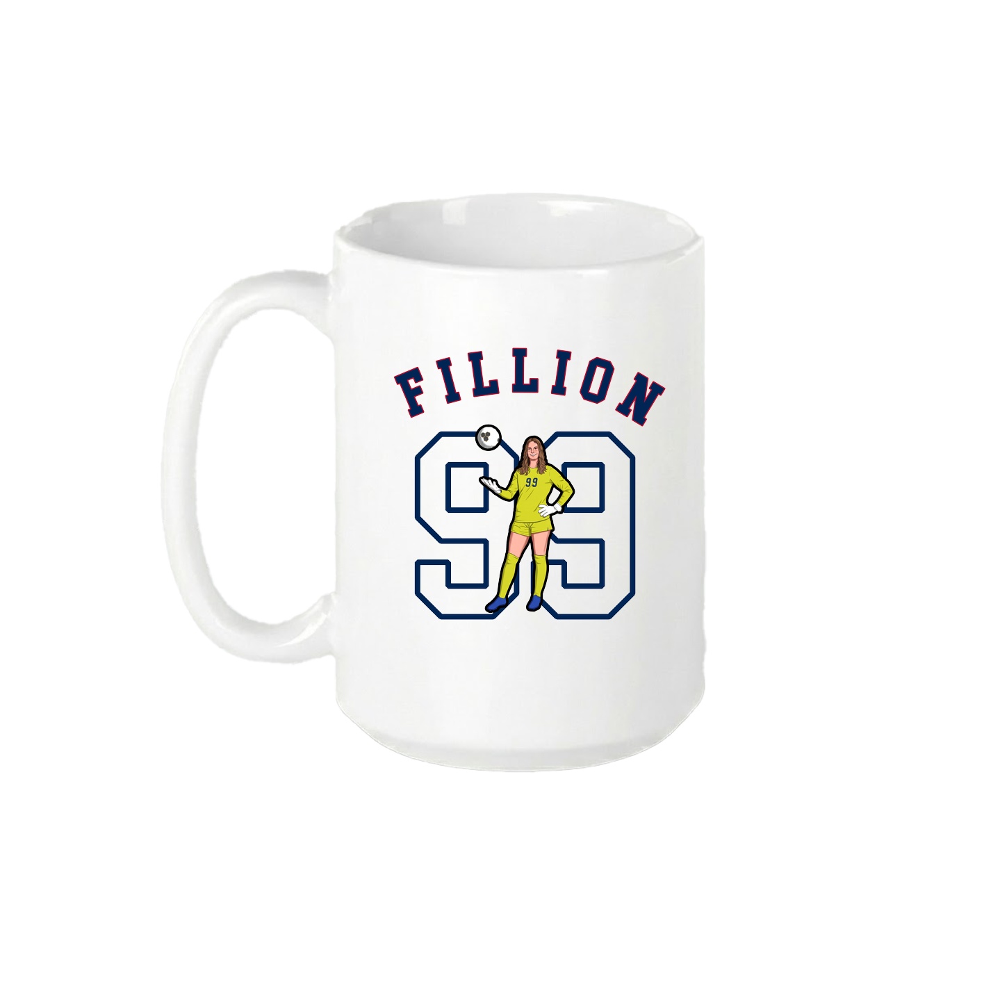 15oz Coffee Mug — Shirsey Arch in White