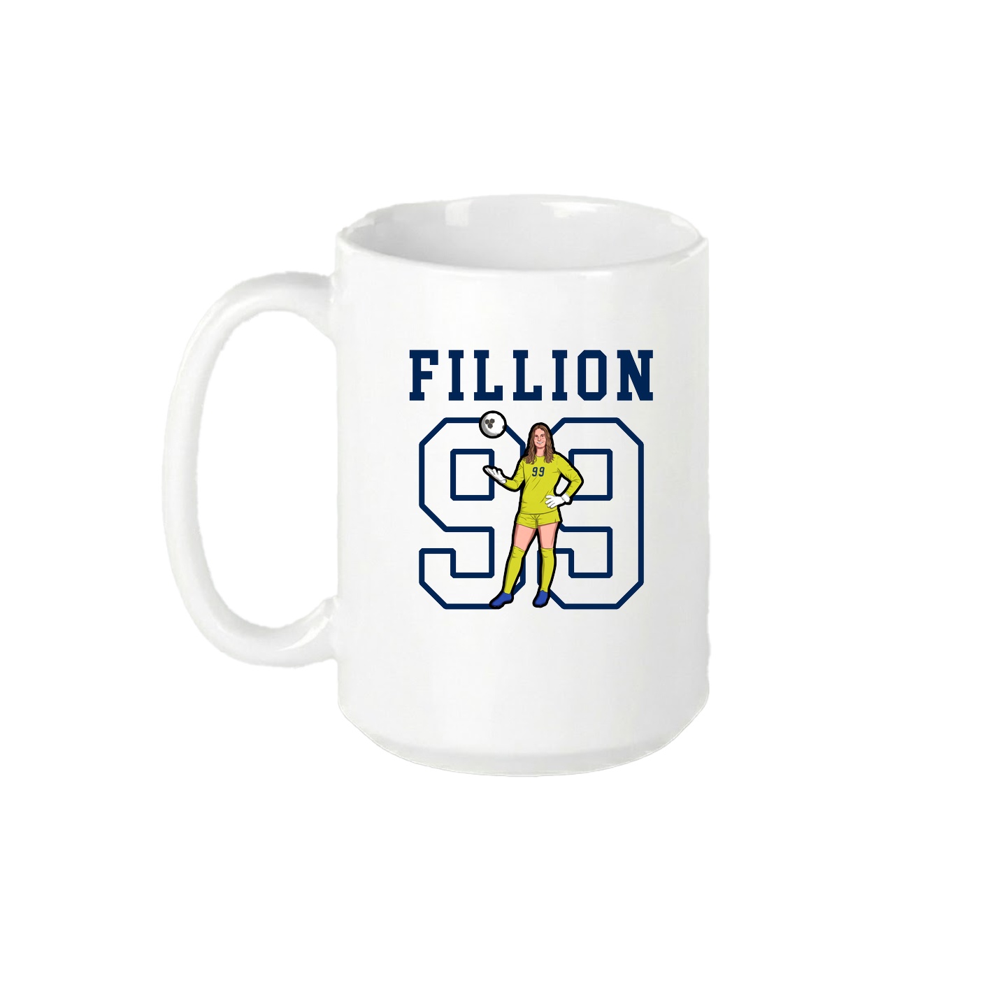 15oz Coffee Mug — Shirsey in White