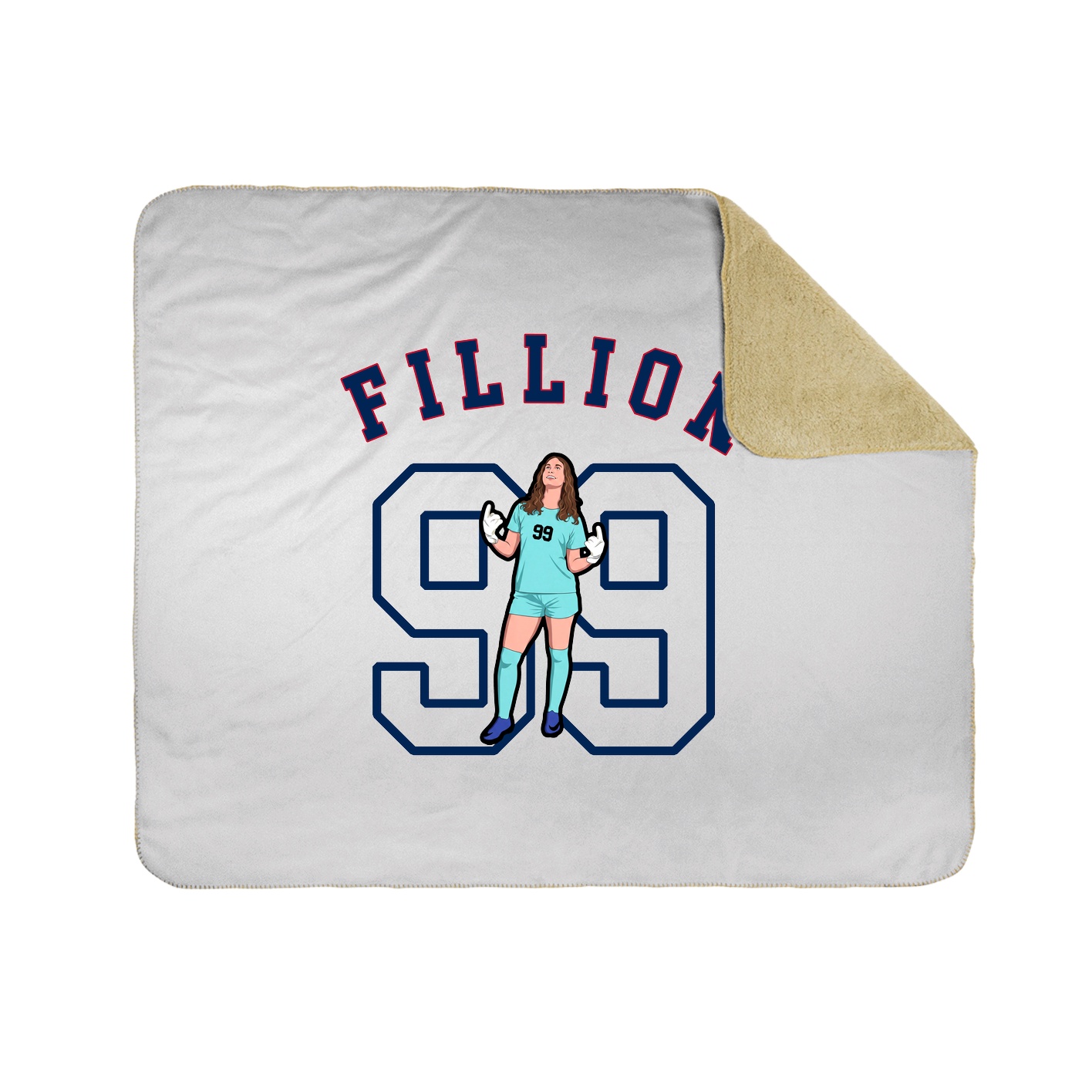 Throw Blanket — Shirsey Arch in White