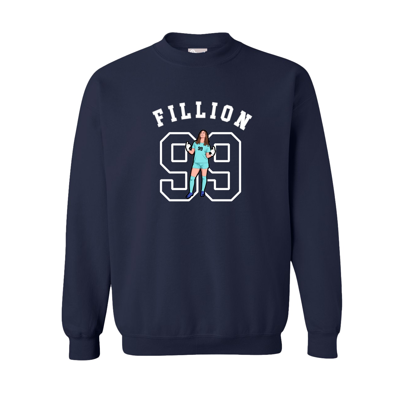Fleece Crew — Shirsey Arch in Navy