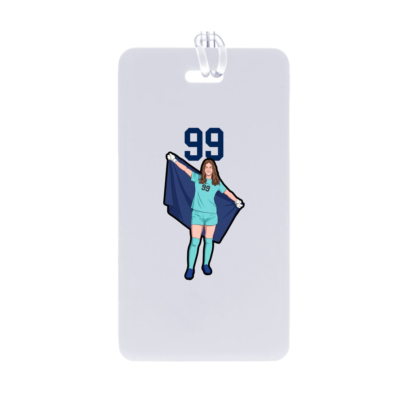 Bag Tag — Number Top in Classic