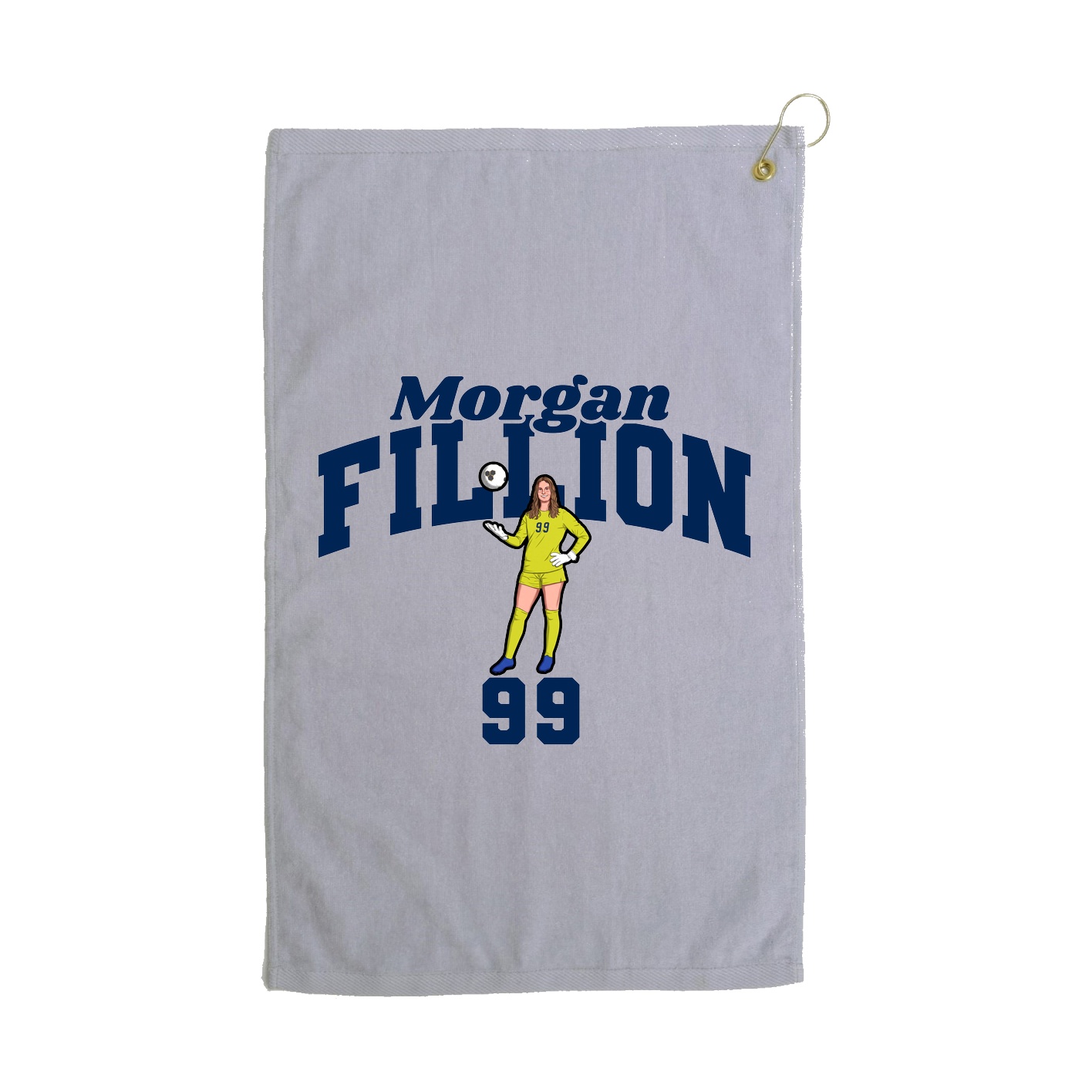 Golf Towel — Signature Arch in Grey