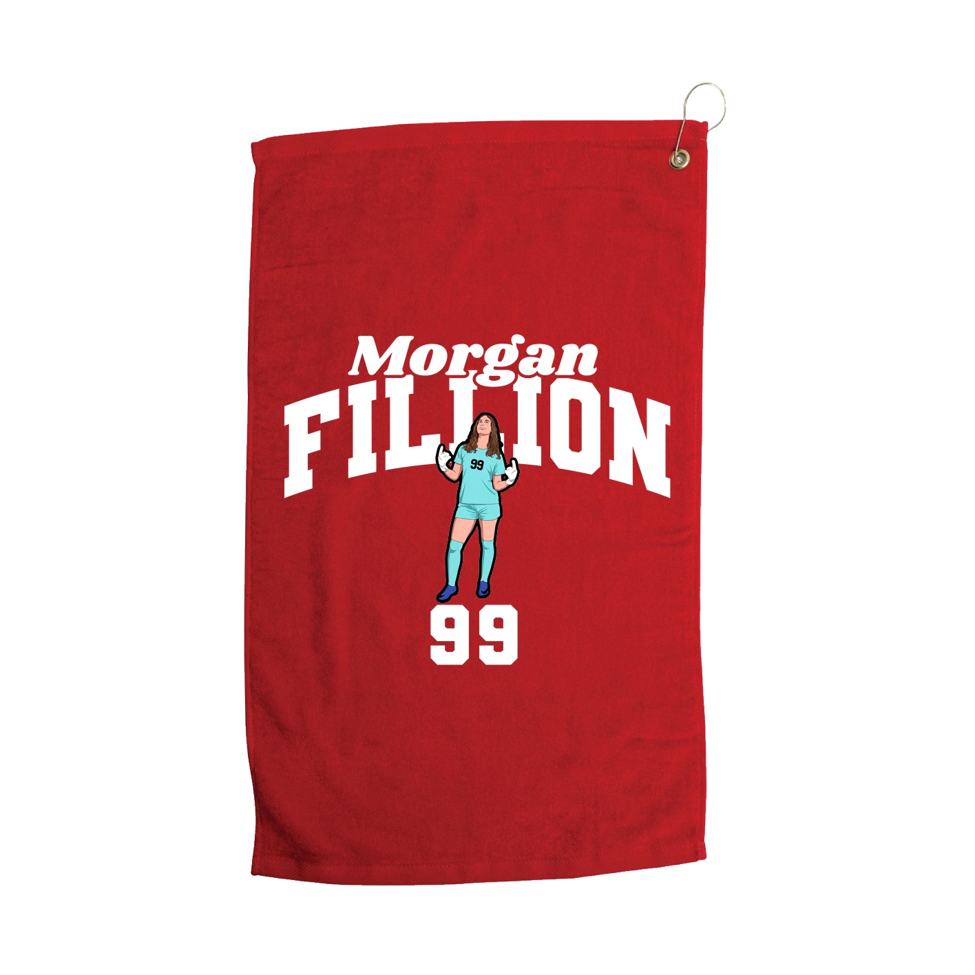 Golf Towel — Signature Arch in Red