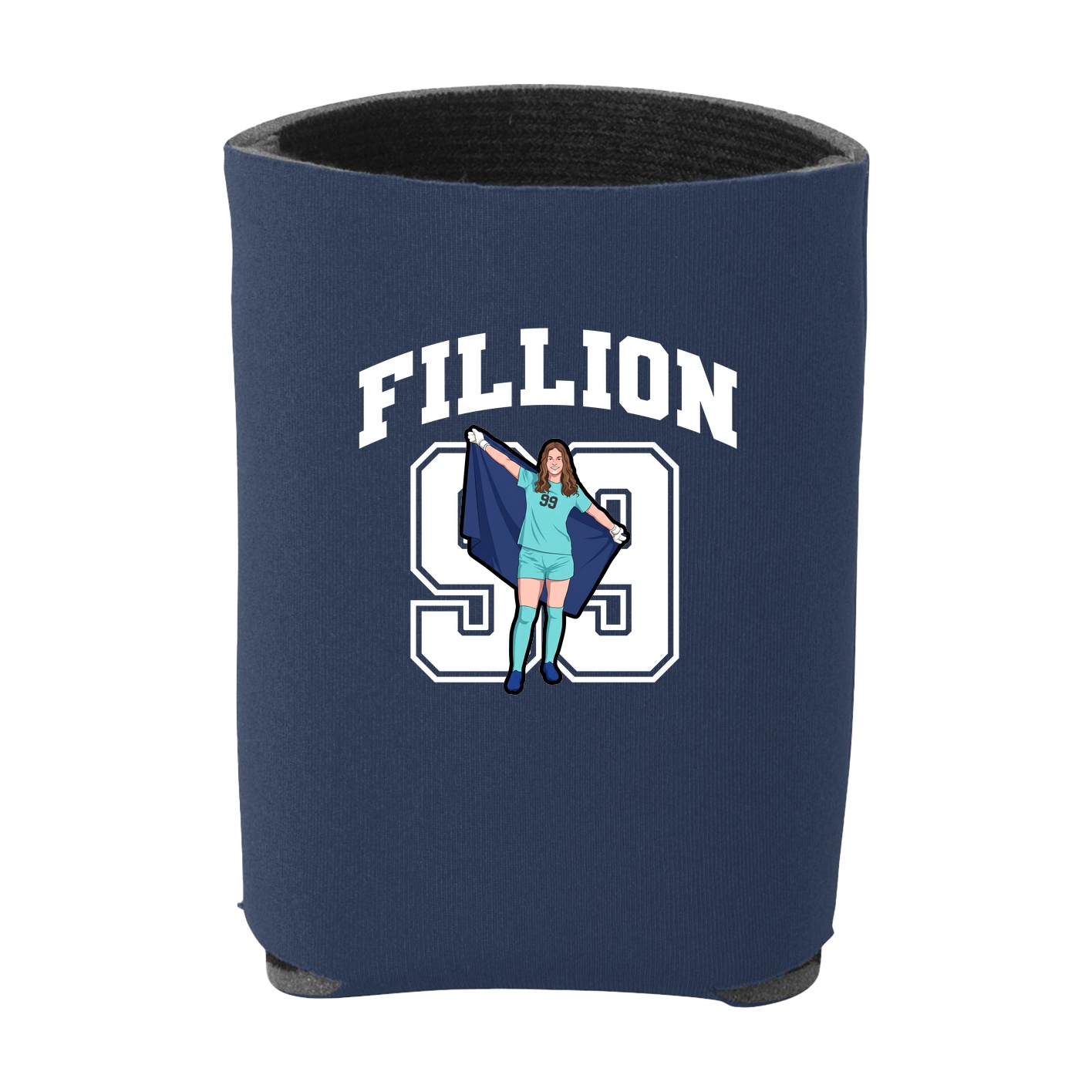 Can Holder — Number in Navy
