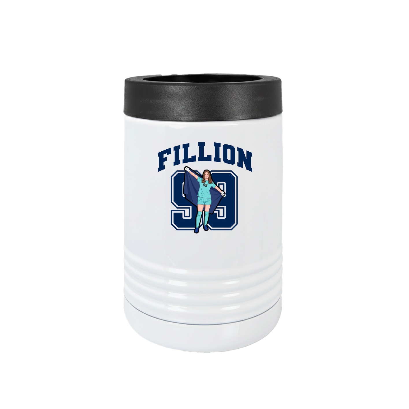 Beverage Holder — Number in White