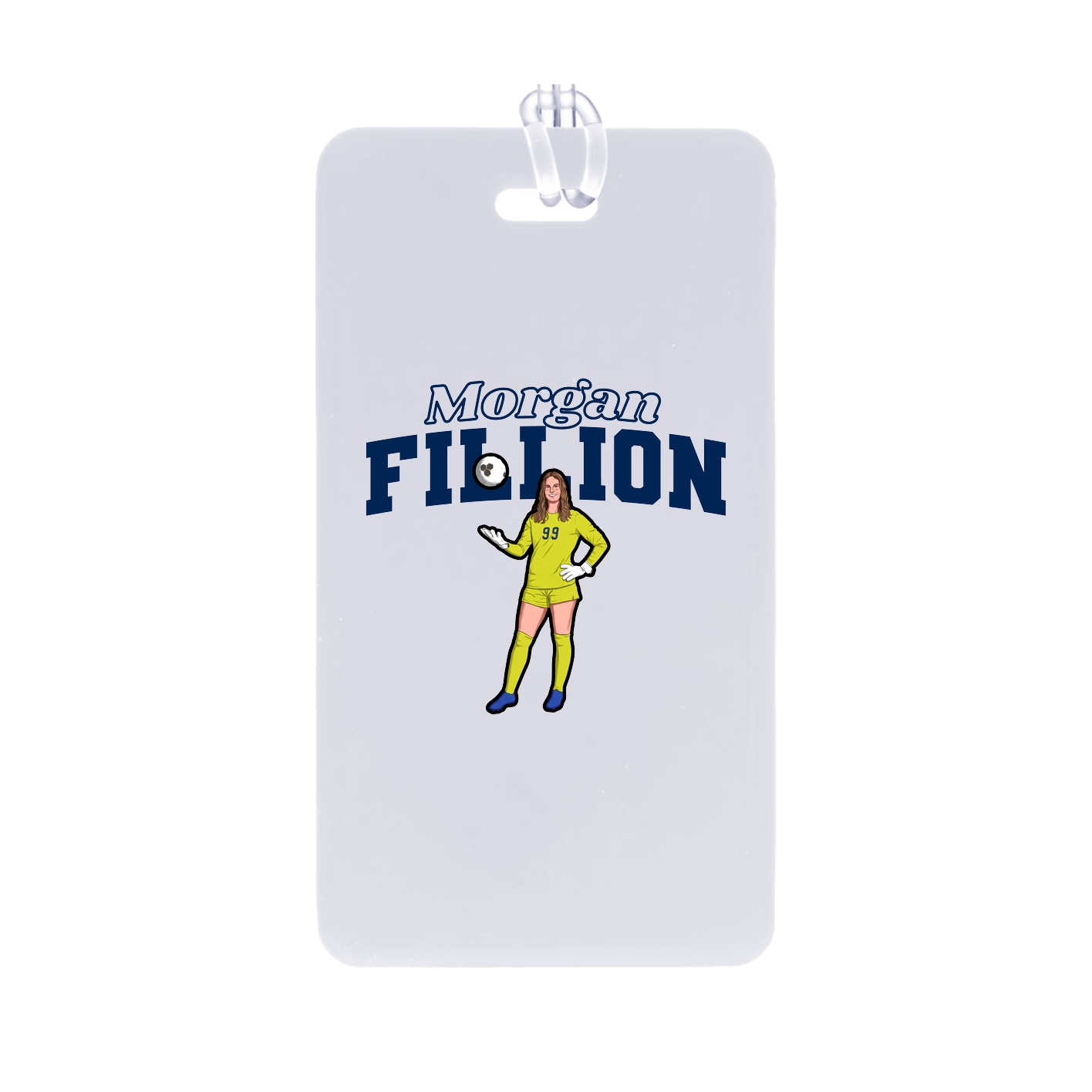 Bag Tag — Name Arch in Classic