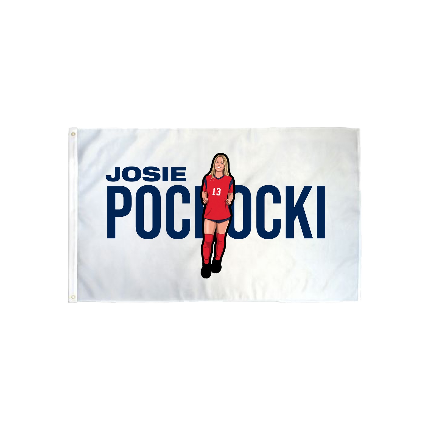 3x5 Flag — Player Name in Classic