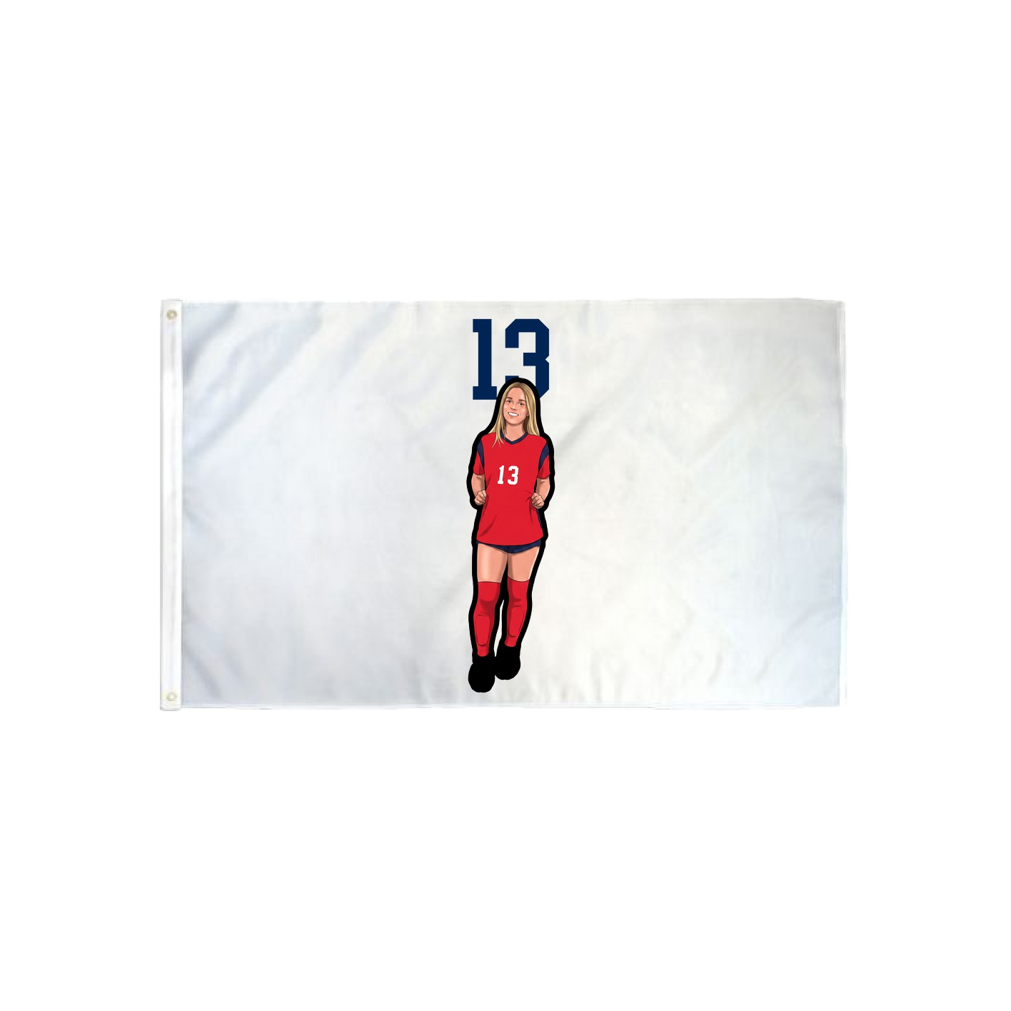 3x5 Flag — Number Top in Classic