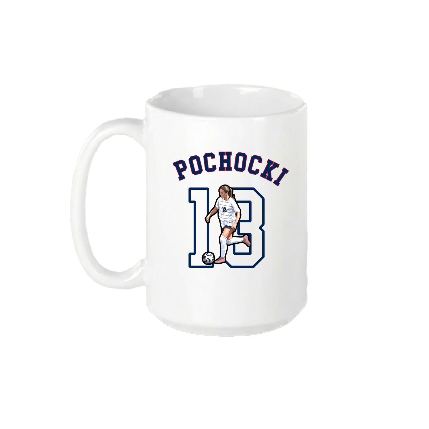 15oz Coffee Mug — Shirsey Arch in White