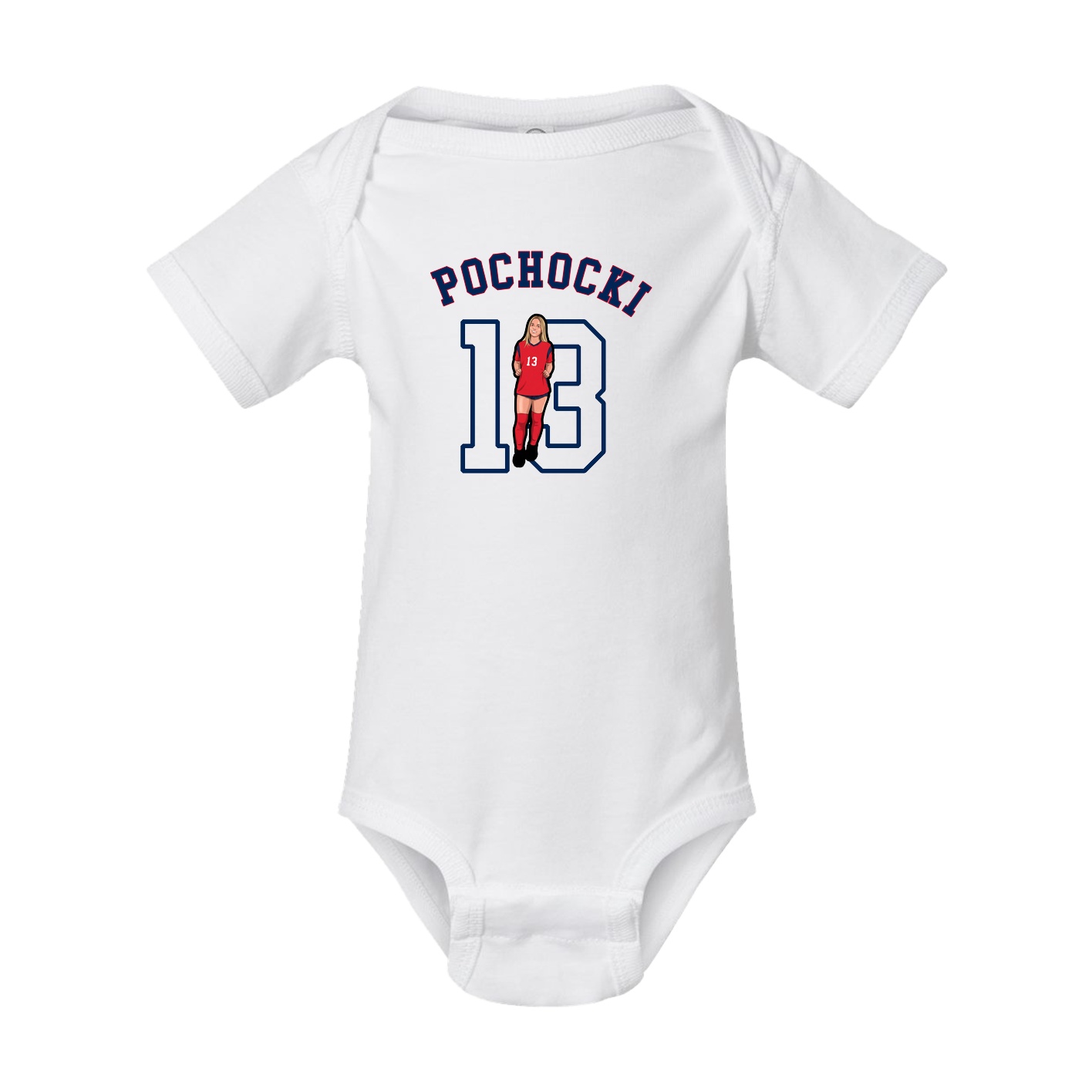Baby Onesie — Shirsey Arch in White
