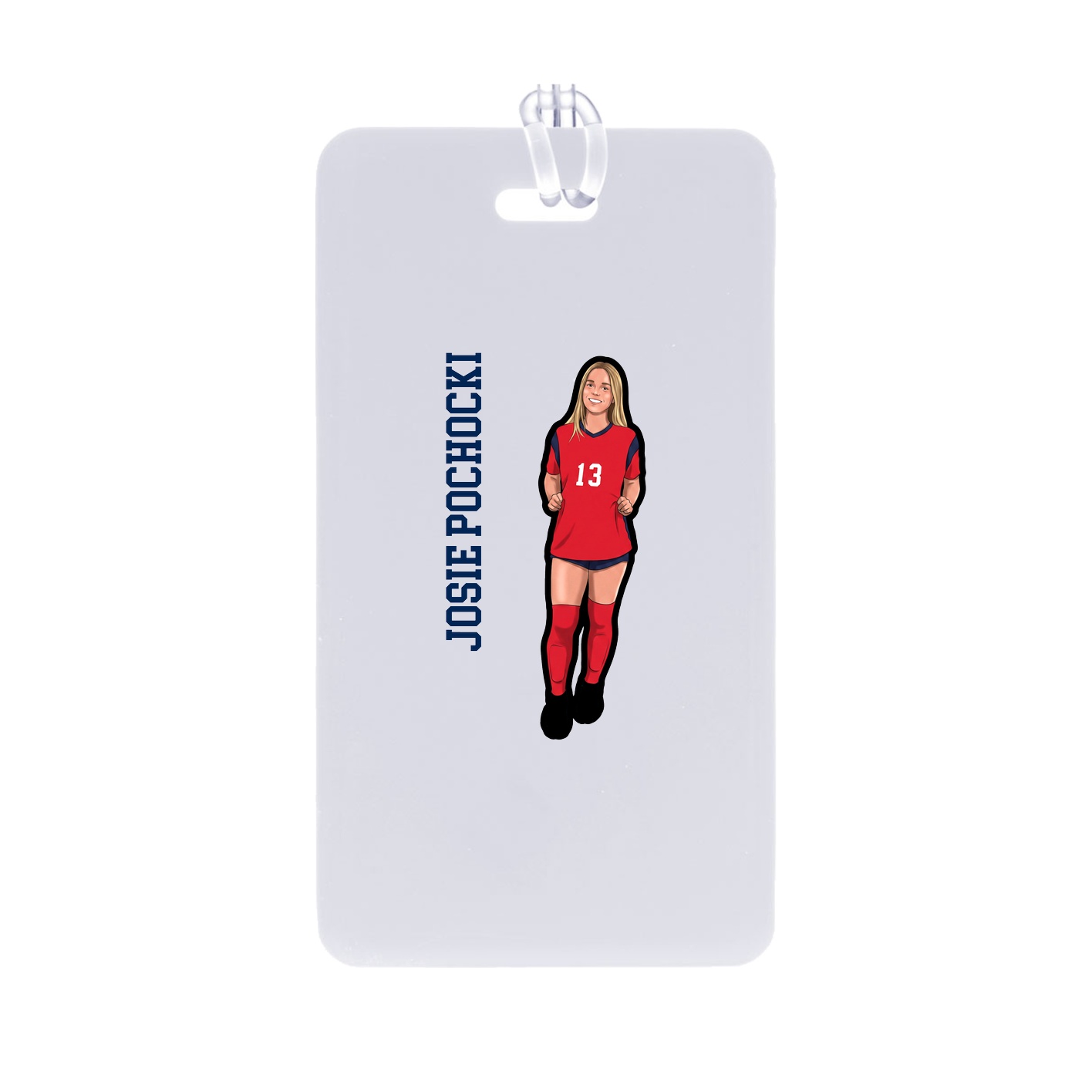 Bag Tag — Name Vertical in Classic