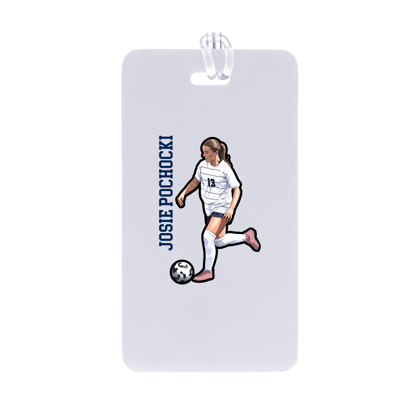 Bag Tag — Name Vertical in Classic