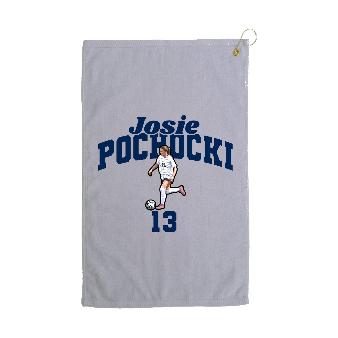 Golf Towel — Signature Arch in Grey